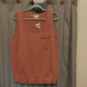 Blu Pepper Terracotta Knit Top